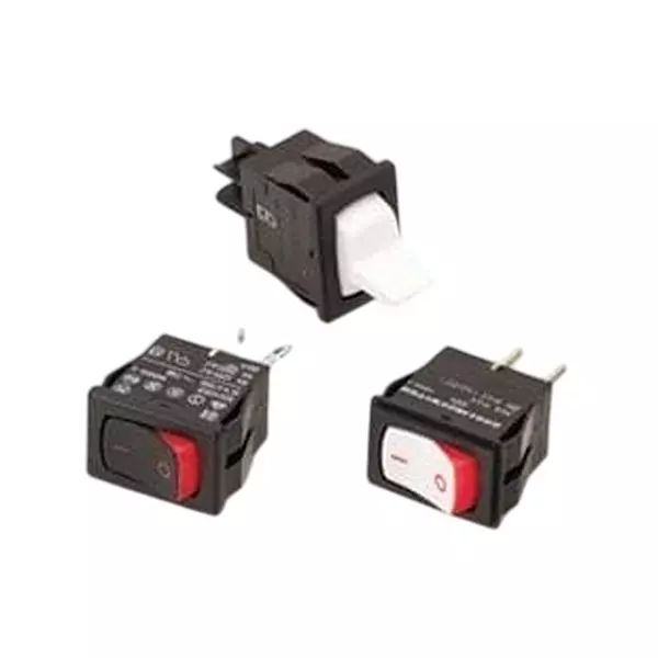 CARLING TECHNOLOGIES Rocker Switch Non-Illuminated, 62115919-0-8-V