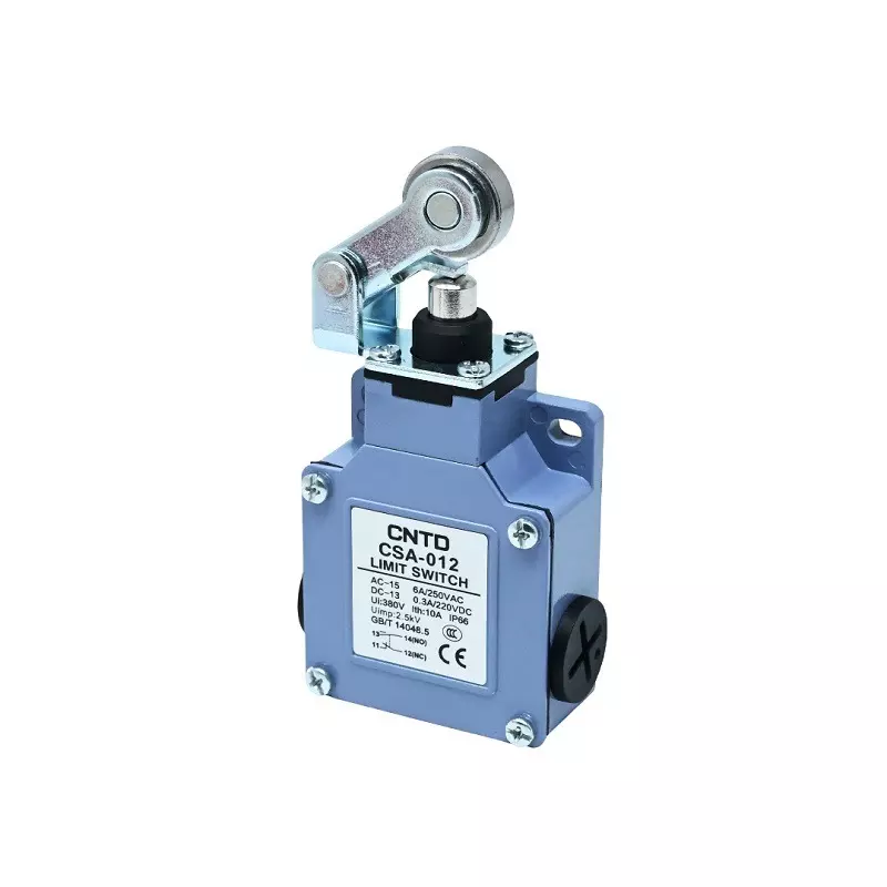SEEED STUDIO CNTD-CSA-012-6A 250V Roller Lever Actuator Limit Switch (1NO+1NC), CSA 012