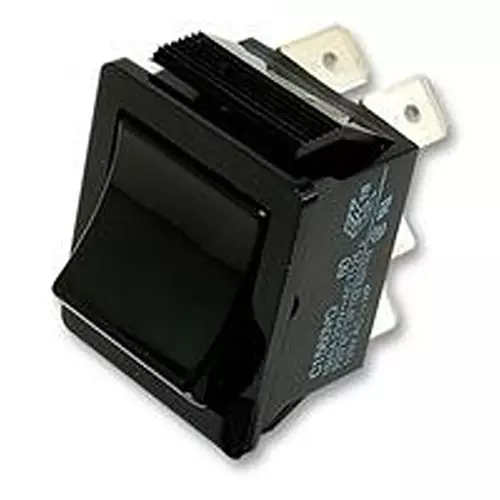 ARCOLECTRIC (BULGIN LIMITED) Rocker Switch, Dpdt, Black, C1560Vqaaa