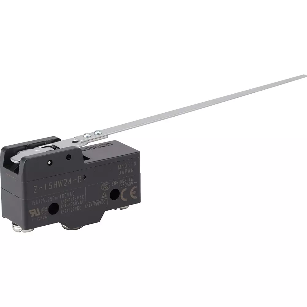 Omron Basic Switch High Sensitivity, High sensitivity, for microloads, Z-15HW24-B
