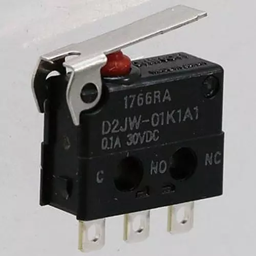 Omron Sealed Ultra-Small Basic Switch 100 mohm or more (with DC500 V insulation resistance meter), D2JW-01K1A1