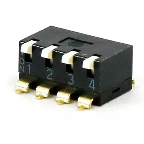 Omron DIP Switch -20 to +70℃ Operating Temperature, A6SR-4104