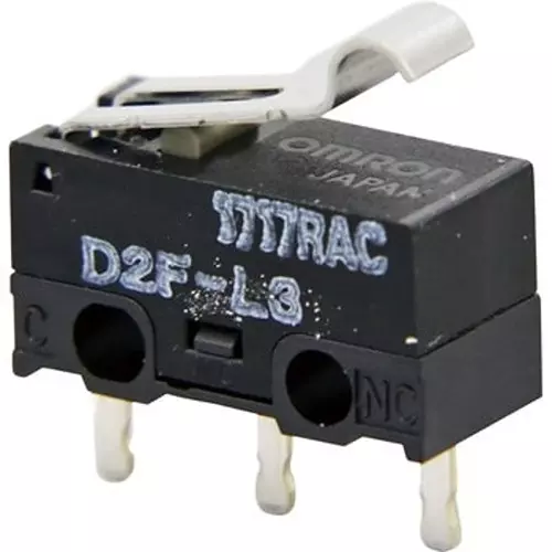 Omron Extra Small Basic Switch 100 mohm or more (with DC500 V insulation resistance meter), D2F-L3