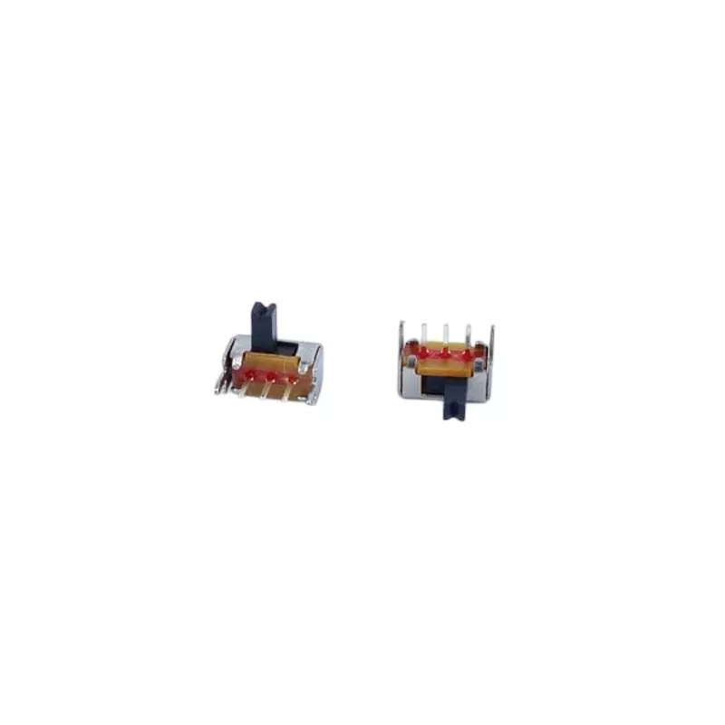 GB Horizontal PCB Slide Switch 2.0 mm Contact Spacing, GB-SSW-SPDT-RAGL