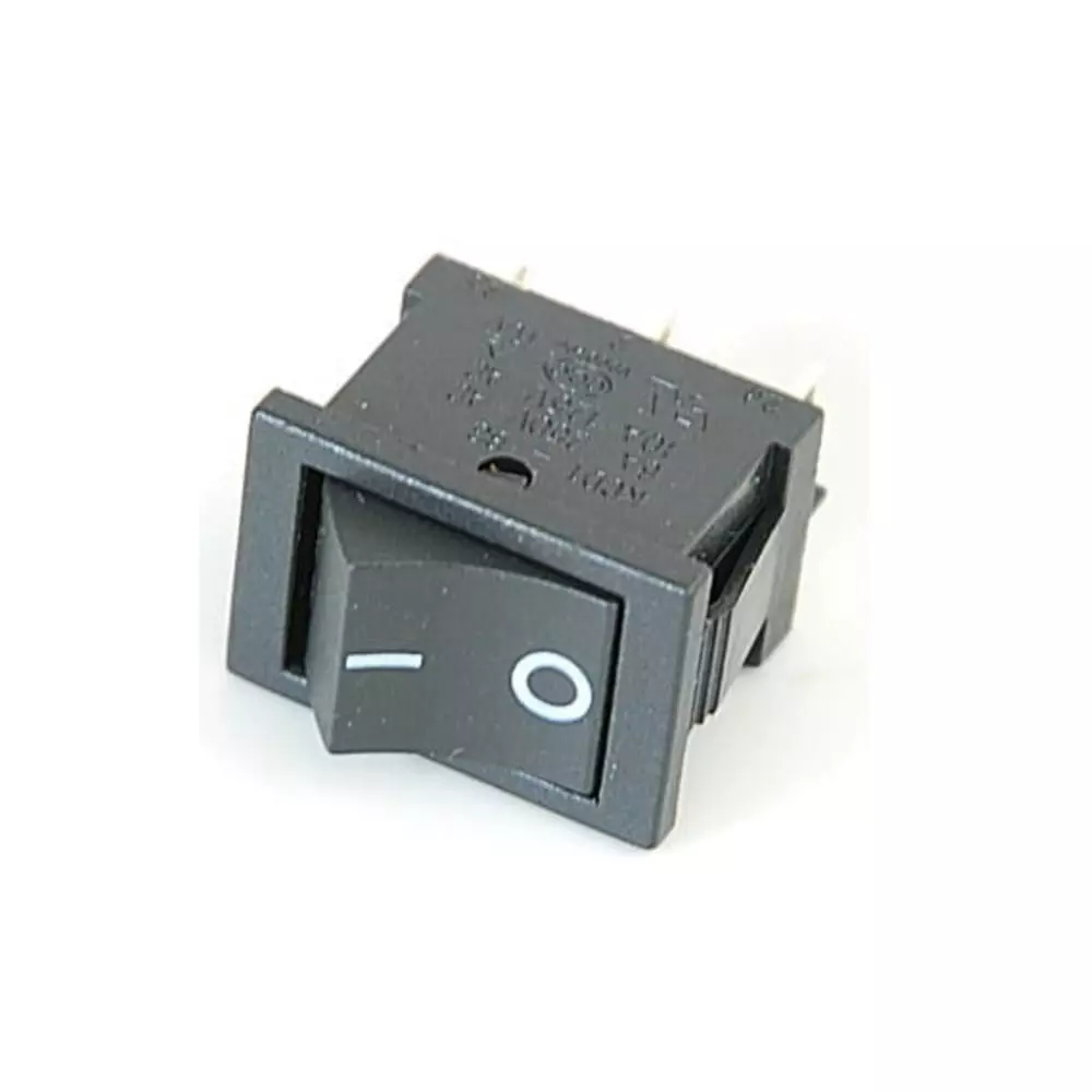 GB Wave Switch 125V-6 A Rating Rectangle Operation Mechanism, KCD11-A-102011BB