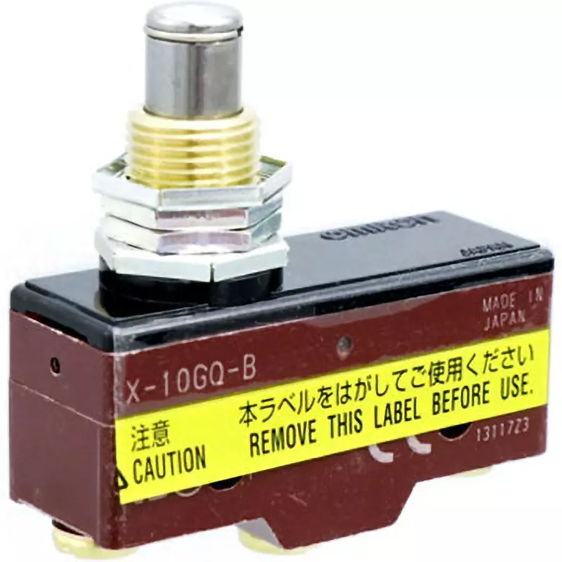 Omron Magnetic Blowout Basic Switch X Panel Mounting Push Button Type, X-10GQ-B