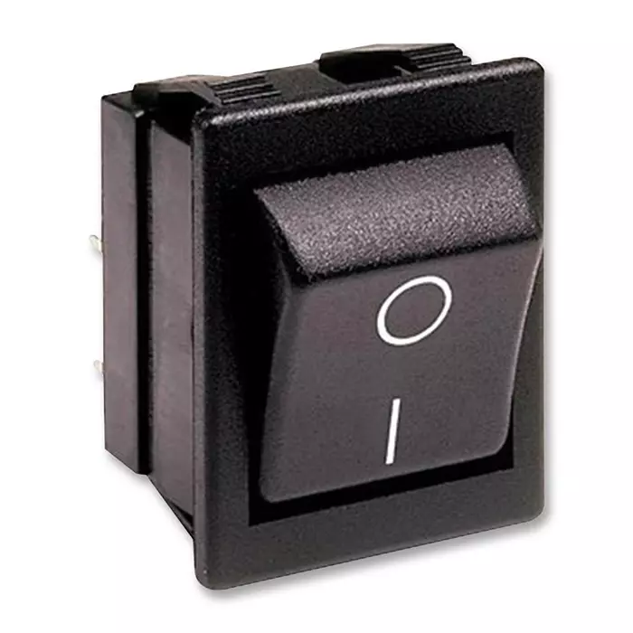 ARCOLECTRIC (BULGIN LIMITED) SWITCH, DPST, 16A, 250VAC, BLACK, I/O, C1350ABAAB