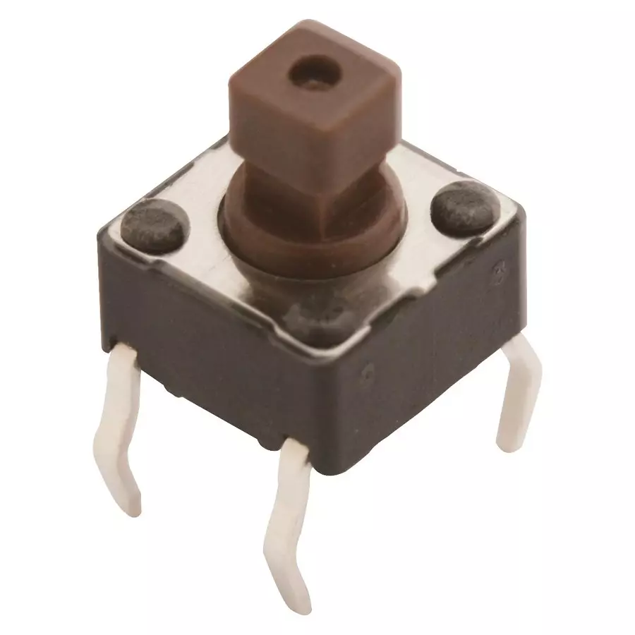 MULTICOMP TACtile Switch, Spst-No, 0.05A, 12V, Thd, MC32833