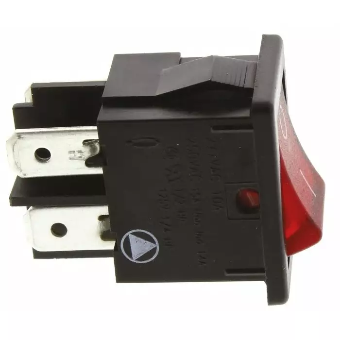 ARCOLECTRIC (BULGIN LIMITED) Illuminated DPST On-Off Rocker Switch Panel Mount, H8553VBNACB