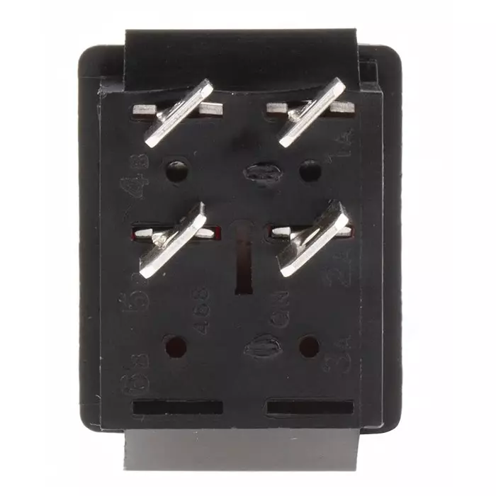 ARCOLECTRIC (BULGIN LIMITED) Illuminated DPST On-Off Rocker Switch Panel Mount, C1353VQNAM