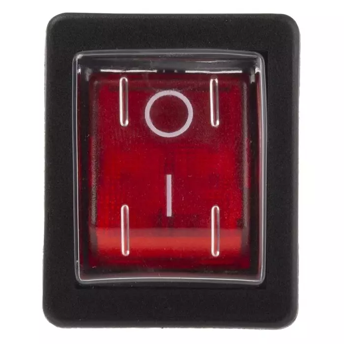 ARCOLECTRIC (BULGIN LIMITED) Illuminated DPST On-Off Rocker Switch Panel Mount, C1353ALGNB