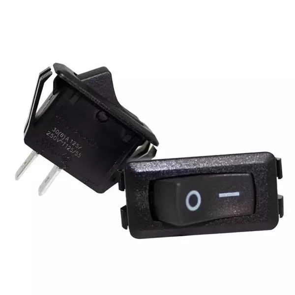 VCC Rocker Switch Non-Illuminated Quick Connect Termination, VRS-1-Q2PSI-28KNN-0-M1