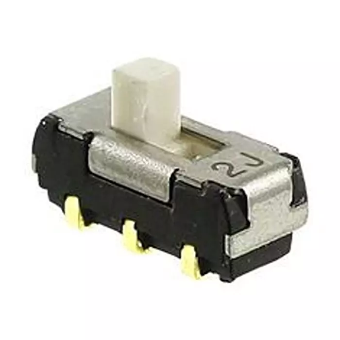 NIDEC COMPONENTS Slide Switch, Dpdt, 0.2A, 12Vdc, Smd, Cl-Sb-22A-02T
