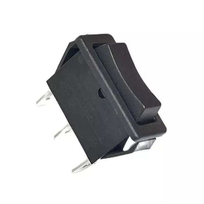 RS PRO Rocker Switch On-Off-On SPDT Black Actuator 16 Amp Contact Rating 250 V AC 500 V DC, 180371