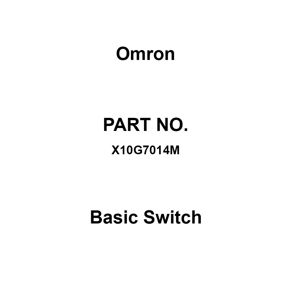 Buy Omron Basic Switch General Purpose Hinge Roller Lever 10 A Screw ...