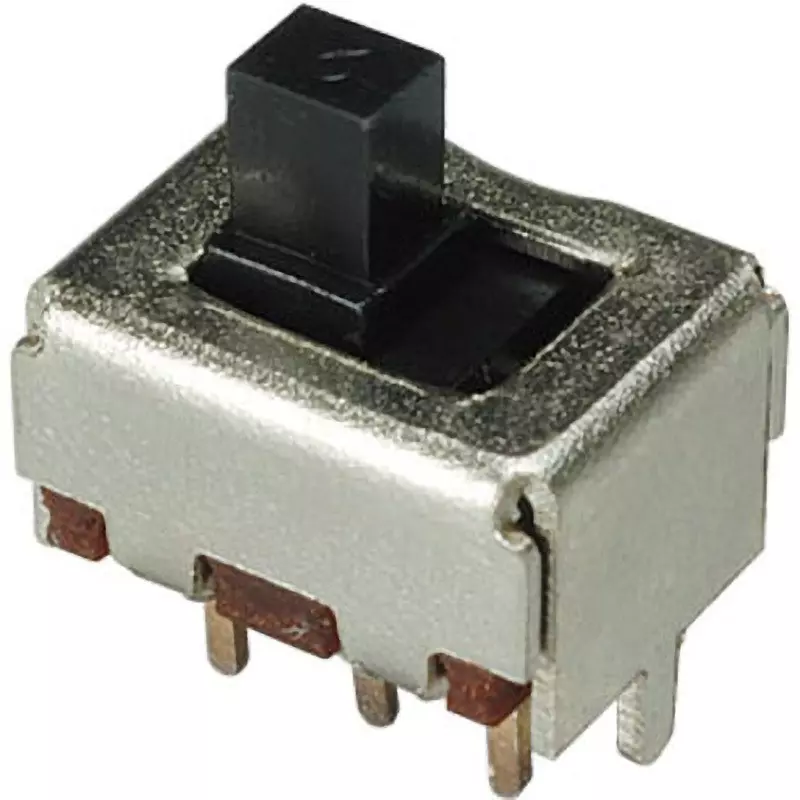 Nidek Slide Switch 2 Pole, MFS201N-21-Z (Pack of 5)