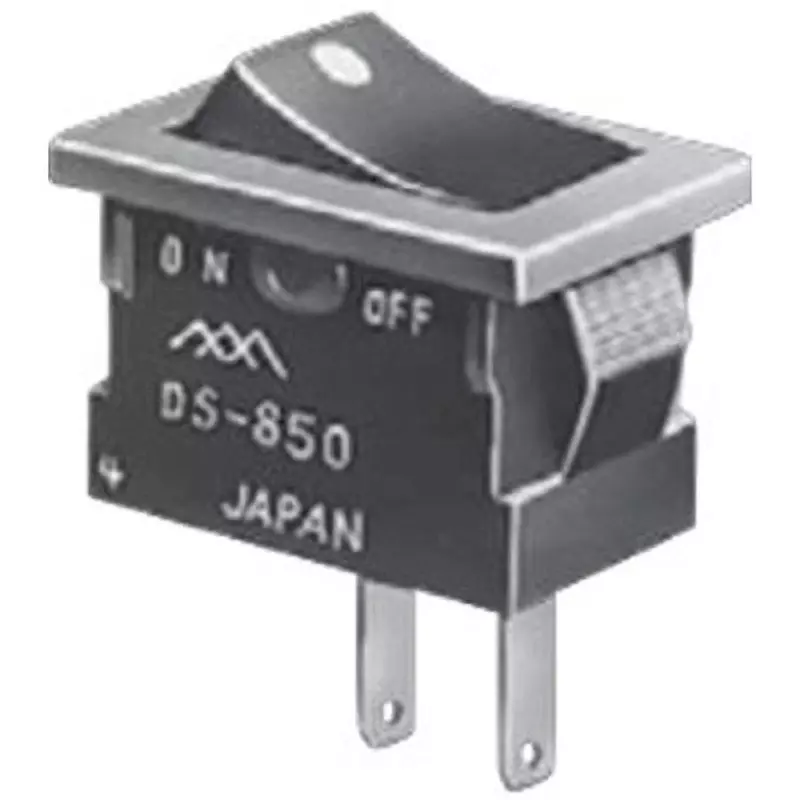 MIYAMA ELECTRIC ON-OFF Switch Single pole single throw Tab terminal, DS850KF1WDK