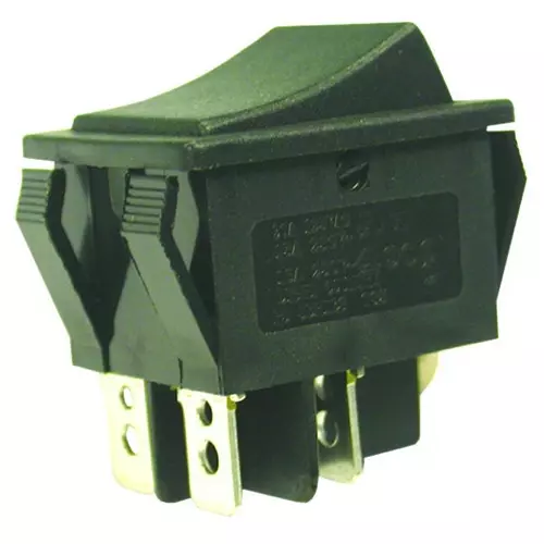 MULTICOMP PRO Rocker Switches SWITCH, ROCKER, DPST, 15A, 250V, BLACK, SPC21179