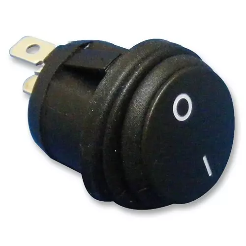 MULTICOMP PRO Rocker Switches SWITCH, SPST, 16A, 125VAC, BLACK I/O, R13-112F8-02-BB-2A