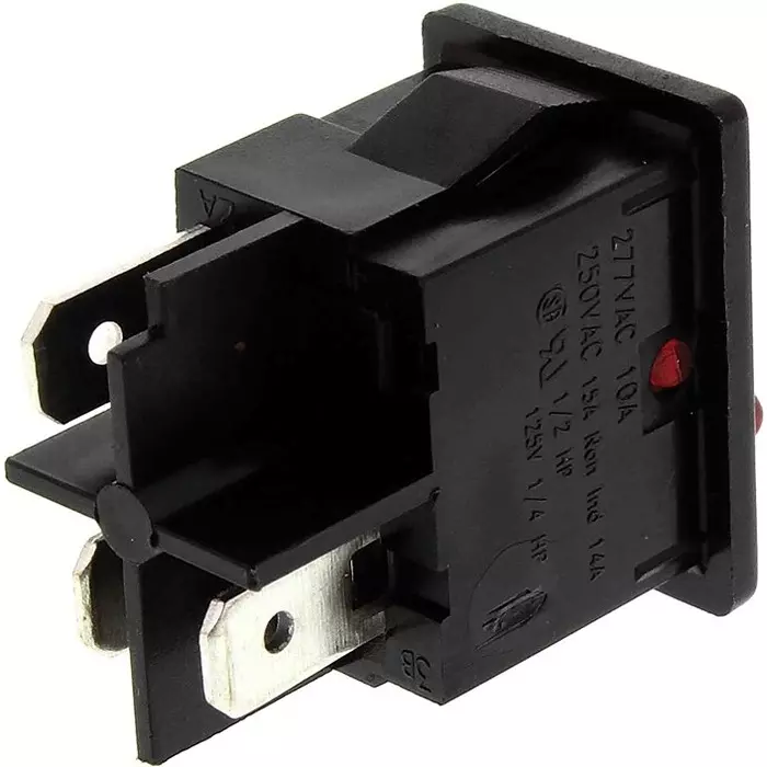 ARCOLECTRIC (BULGIN LIMITED) Illuminated SPST On-Off Rocker Switch Panel Mount, H8503VBNAA
