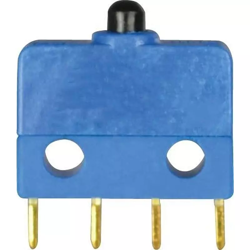 Otto PCB Mount Basic Switch SPDT 115 V AC Solder Pin Termination 8 Amp, B3-31131