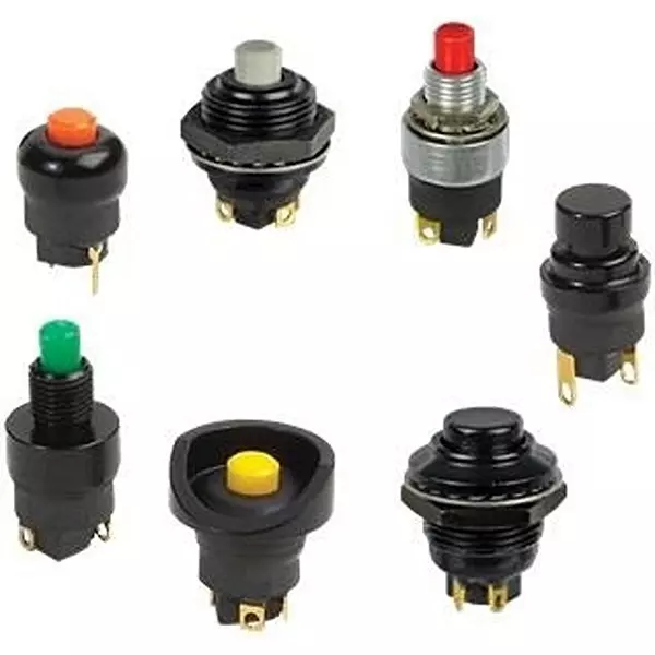 Otto PCB Mount Basic Switch SPDT 115 V AC Solder Lug Termination 3 Amp, P7-321142