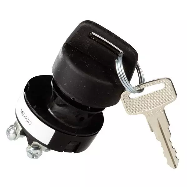 Honeywell Keylock Switch Non-Illuminated Screw Termination 20 Amp DPDT 3 Position, 84830-07