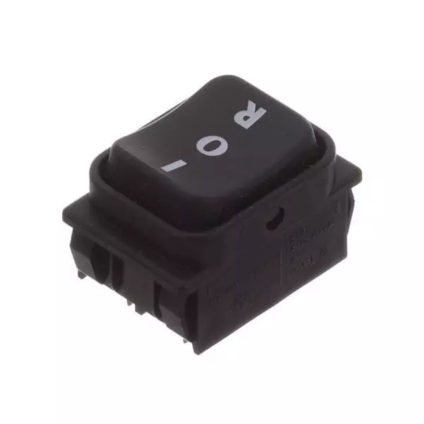 MARQUARDT Rocker Switch Non-Illuminated 6 Amp Rocker Actuator DPDT Panel Mount 125 V AC, 1839.7304