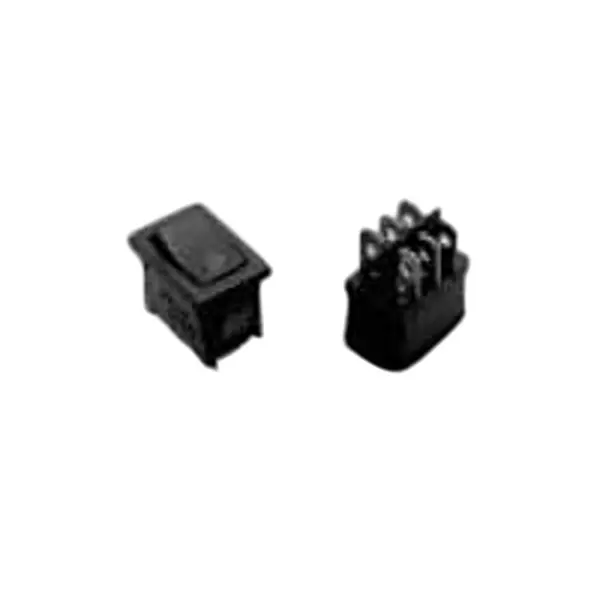 TE CONNECTIVITY Rocker Switch Non-Illuminated Quick Connect Termination 16 Amp Rocker Actuator, PRASD3-16F-BB000