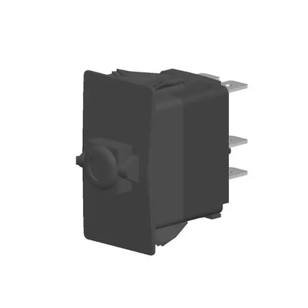 CARLING TECHNOLOGIES Rocker Switch Illuminated Quick Connect Termination 20 Amp Rocker Actuator, VAD1A60B-00000-000