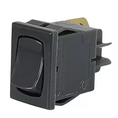 CARLING TECHNOLOGIES Small-Sized Rocker Switches Wire Lead Termination 2 & 5 Amp Curved Rocker Actuator, 62112263-0-0-N