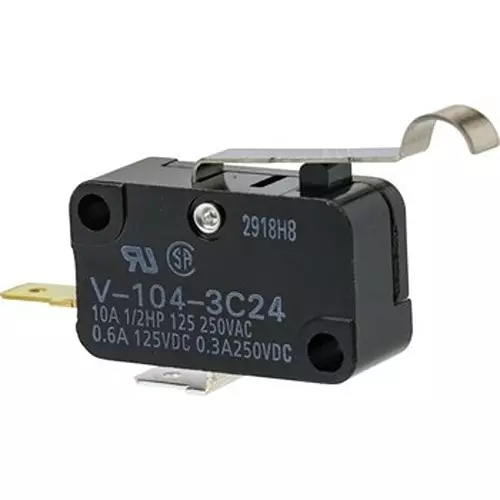 Omron Miniature Basic Switch 100 mohm or more (with DC500 V insulation resistance meter), V-104-3C24