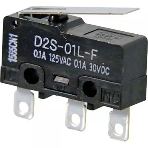 Omron Subminiature Basic Switch 100 mohm or more (with DC500 V insulation resistance meter), D2S-01L-F