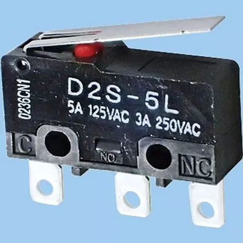 Omron Subminiature Basic Switch 100 mohm or more (with DC500 V insulation resistance meter), D2S-5L