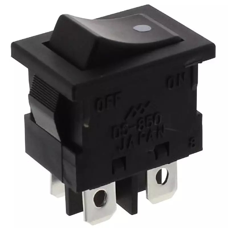 MIYAMA ELECTRIC Wave Switch 2 Pole 10 Amp Rated Current, DS-850S-F2-WD-K