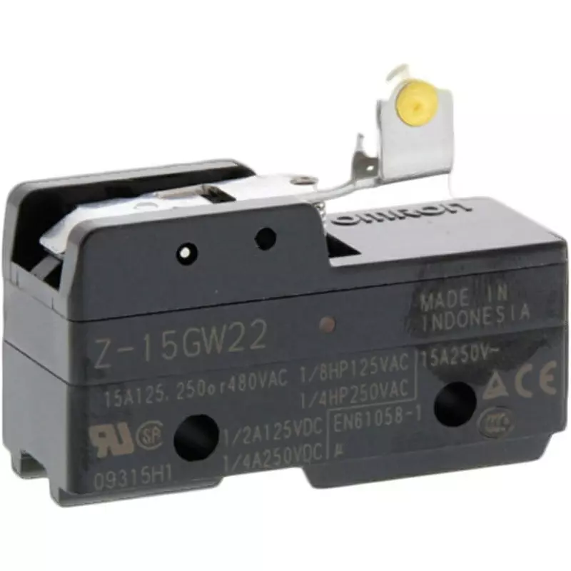 Omron Basic Switch Hinge / Roller / Short Lever Type, Z-15GW22S