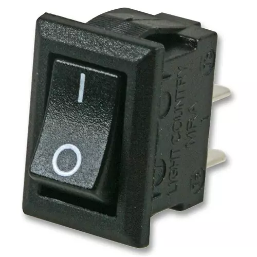 MULTICOMP PRO Rocker Switches ROCKER SWITCH, SPST, 3A, 250V, PANEL, MCMRA-1-KKFTC