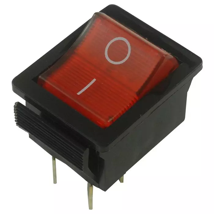 ARCOLECTRIC (BULGIN LIMITED) SWITCH, DPST, RED I/O, 16A, 250V, C1353VQNAM