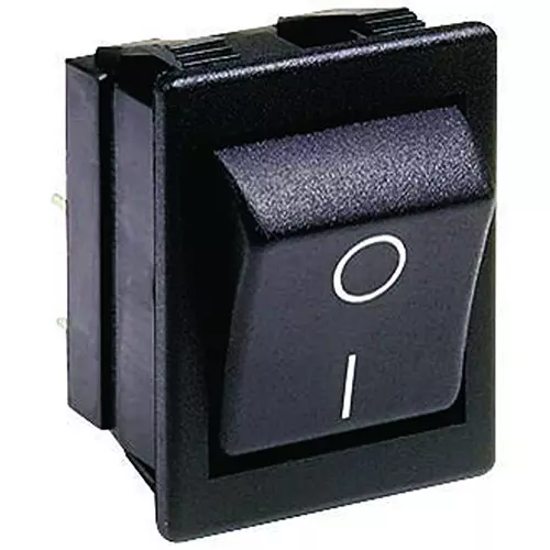 ARCOLECTRIC (BULGIN LIMITED) Switch, Rocker, Dpst, 20A, 250VAC, BlACk, C1350ALBB-602AW