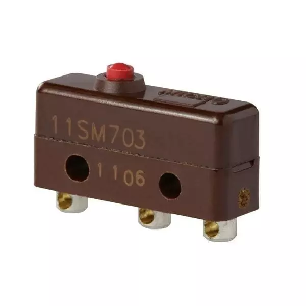 Honeywell Chassis Mount Basic Switch SPDT 250 V AC Solder Pin Termination 5 Amp, 11SM703