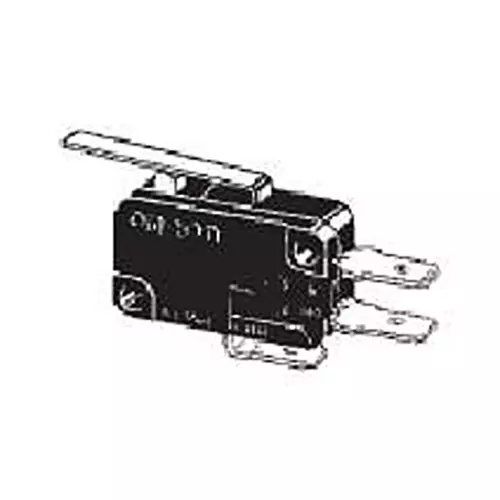 OMRON ELECTRONIC COMPONENTS Chassis Mount Basic Switch SPDT 250 V AC Quick Connect Termination 600 mA, 21 A, V-212-1C6