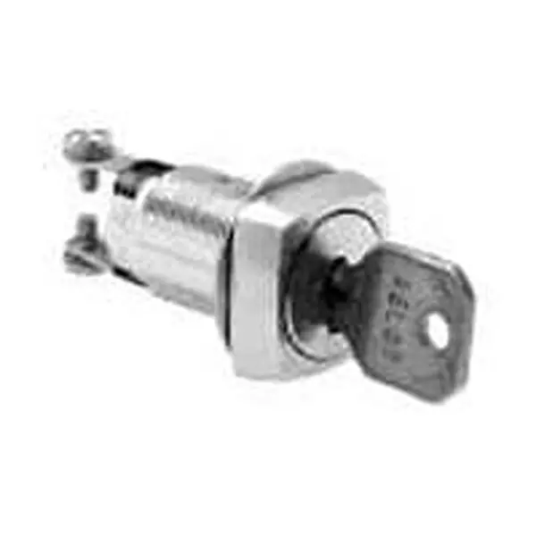 TE CONNECTIVITY Keylock Switch Non-Illuminated Solder Lug Termination 1 Amp SPST, 2SKF132AEL01