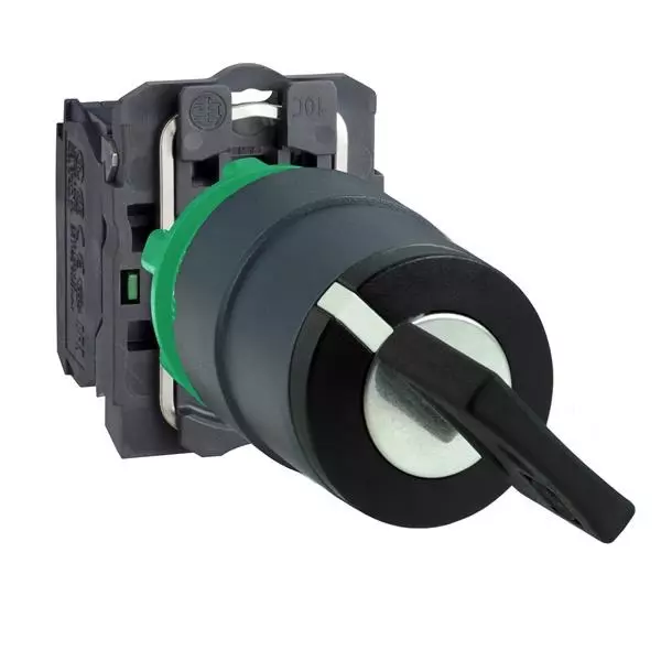 Schneider Electric Key Selector Switch Non-Illuminated Screw Termination 100 mA, 1.2 A SPST 2 Position, XB5AG41