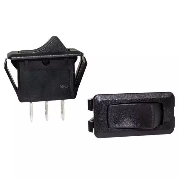 VCC Rocker Switch Non-Illuminated Quick Connect Termination, VRS-4-Q3PSI-28KNN-0