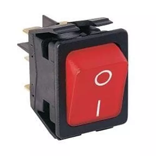 BULGIN LIMITED Standard Rocker Switch Illuminated Quick Connect Termination 16 Amp Rocker Actuator 24 V DC, C1553VQNAI