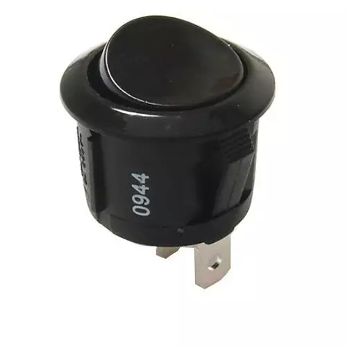 E-SWITCH Power Rocker Switch Non-Illuminated Quick Connect Termination 10 Amp Rocker Actuator, RRG38531100