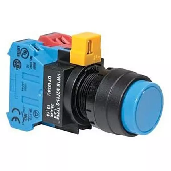 IDEC Switch, Industrial Pushbutton, 22Mm, Hw1B-M2F01-R