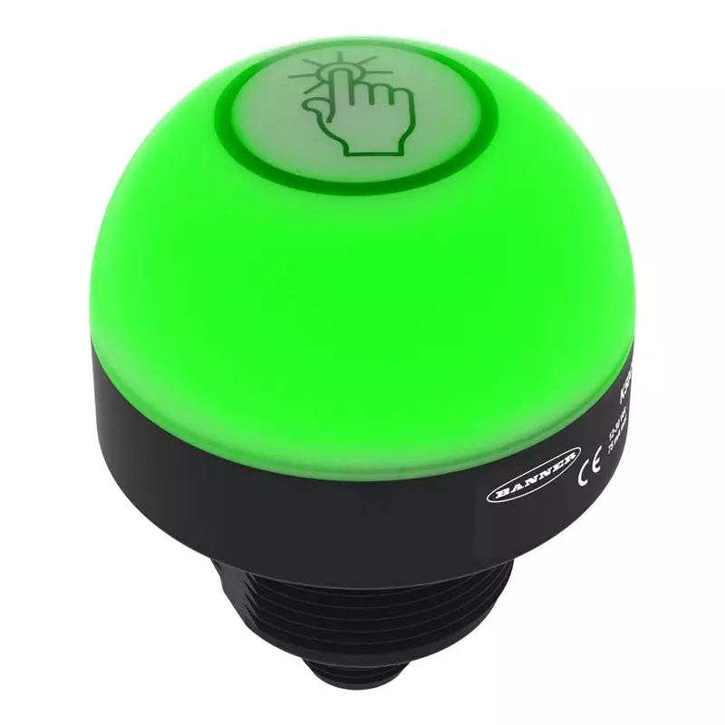 BANNER ENGINEERING Touchbutton, Rgb, Programmable, K50Pstrgb14Q.