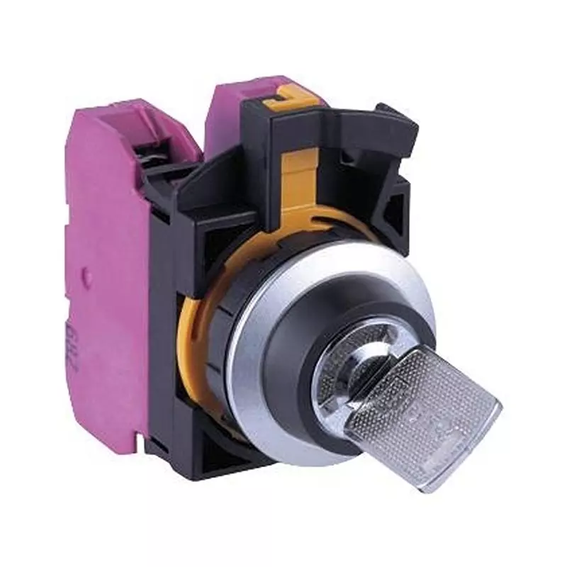 IDEC Cw-22Mm, Ksw, Metal, 3Pos, Spring Return, Cw4K-31Be20