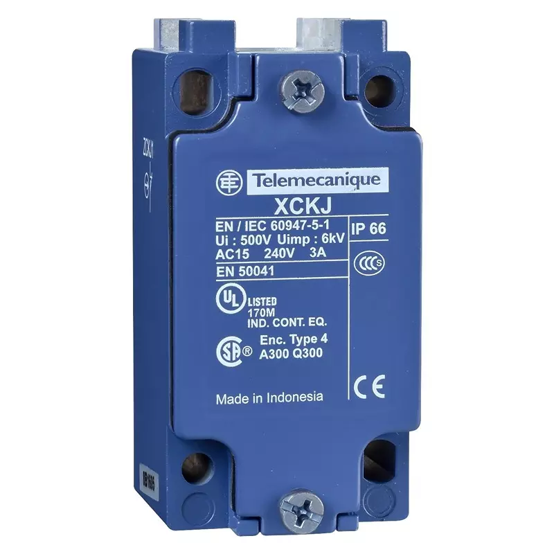 TELEMECANIQUE SENSORS Limit Switch Body, Dpst-No, Screw Clamp, Zckj8